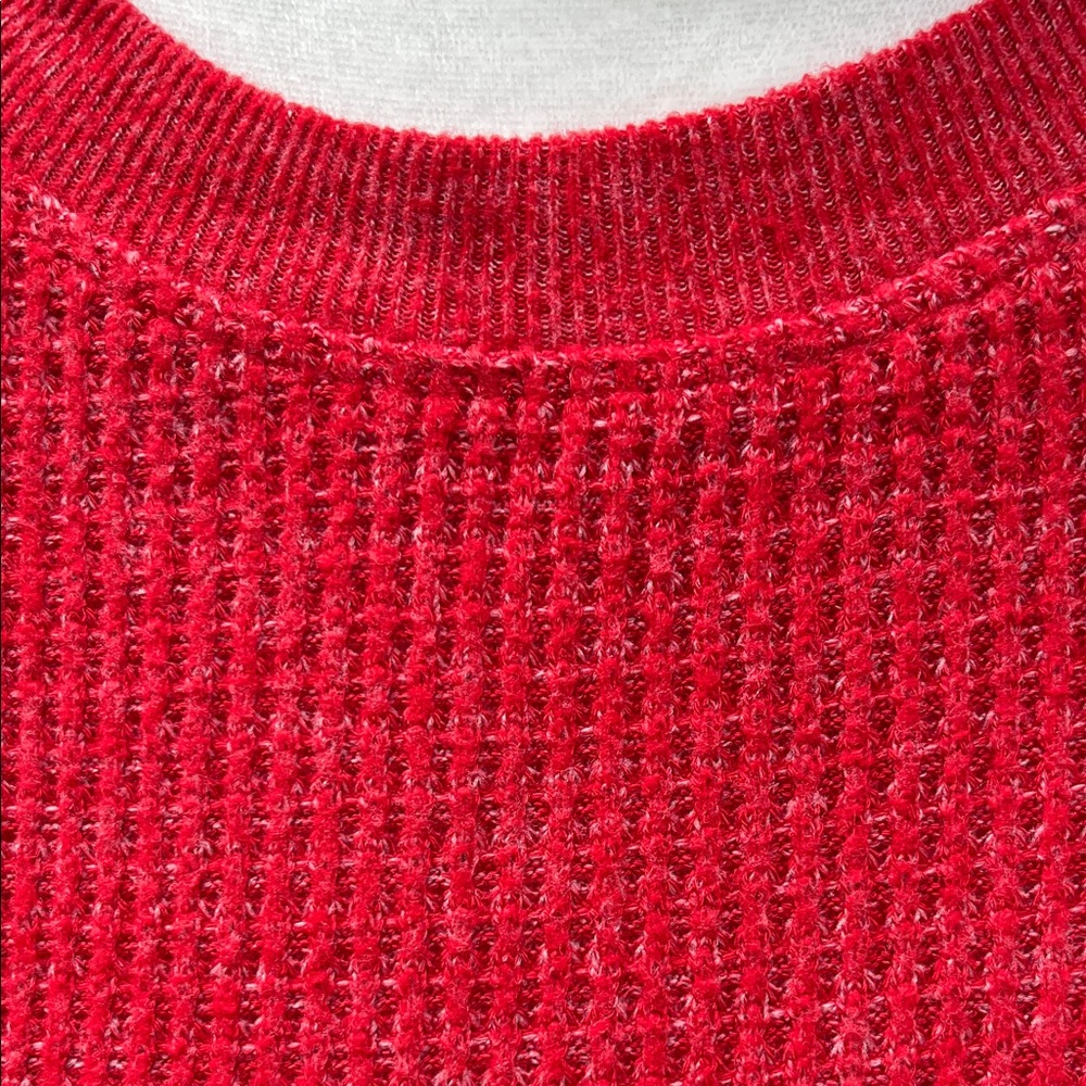 NWT Dylan Brushed Waffle Blanket Stitch Sweatshirt - Picture 9 of 10